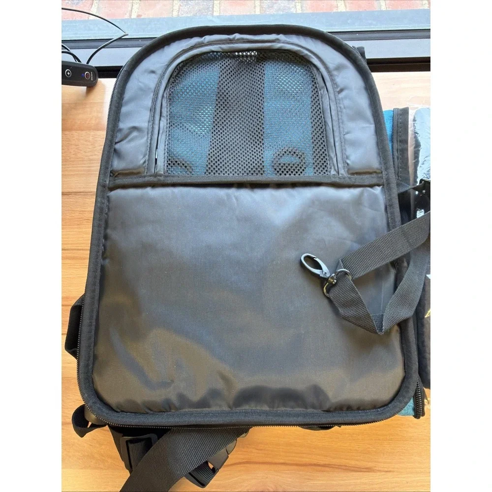 Apollo Walker Pet Carrier Backpack for Small Dog / Puppy or Sm/Med/Lg Cat ~ Teal